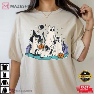 Black Cats In Ghost Costume 3