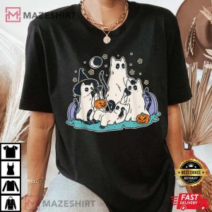 Black Cats In Ghost Costume 4