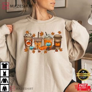 Halloween Pumpkin Latte Drink Cup 2