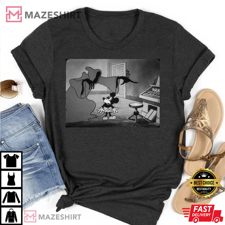 Mickey Mouse The Haunted House 1929 T-Shirt Mickey Mouse The Haunted House 1929 T-Shirt