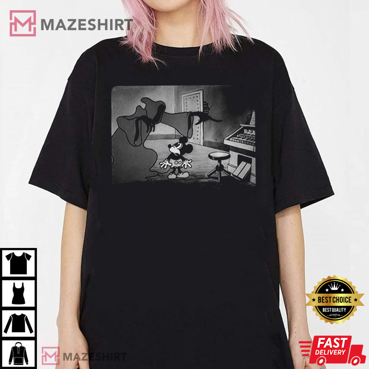 Mickey Mouse The Haunted House 1929 T-Shirt Mickey Mouse The Haunted House 1929 T-Shirt