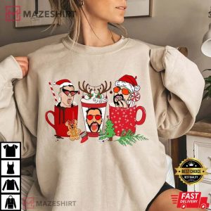 Bad Bunny Christmas Coffee Sweatshirt