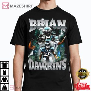 Brian Dawkins 90s Style Bootleg Rap Shirt