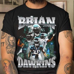 Brian Dawkins 90s Style Bootleg Rap T Shirt