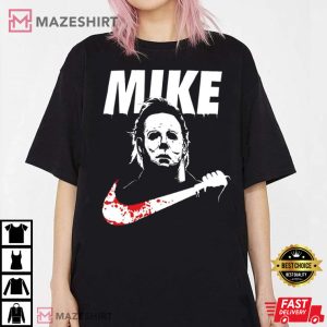 Michael Myers Mike Nike Halloween Parody Shirt