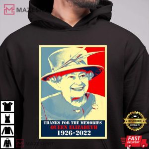 Queen Elizabeth II Thanks For The Memories 1926-2022 T-Shirt