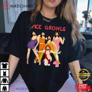 Spice Grohls Girls Dave Music Funny Parody T Shirt 1