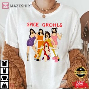Spice Grohls Girls Dave Music Funny Parody T Shirt 5