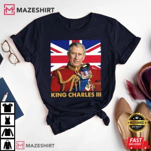 New King Of England King Charles III T Shirt 1