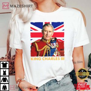 New King Of England King Charles III T Shirt 4