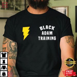 Black Adam Training Zip Up The Rock T Shirt 3