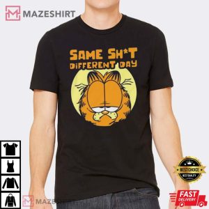 Vintage Garfield Same Shit Different Day T-Shirt