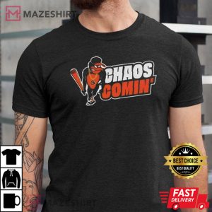 Chaos Comin Baseball T Shirt 2
