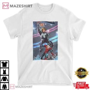 Retro Princess Diana Dunking T Shirt 1