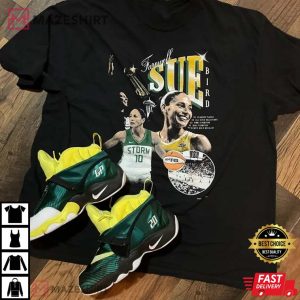 Isaiah Thomas Sue Bird Farewell Vintage Sue Bird Basketball Player T 3