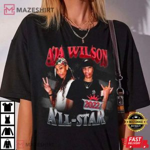 Aja Wilson WNBA 2022 T Shirt 1