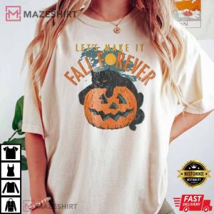 Retro Black cat on Pumpkin Comfort Colors 3