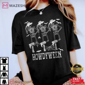 Halloween Dancing Skelton Comfort Colors 1