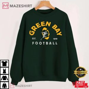 Green Bay Football Vintage EST 1919 Forest Green Sweatshirt