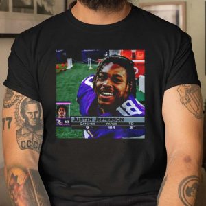 Justin Jefferson Football Vikings T Shirt 1