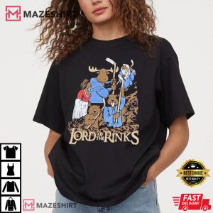 Lord Of The Rinks Hockey Parody T-Shirt