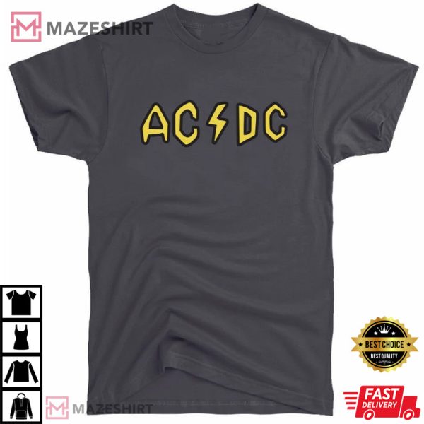 ACDC Beavis And Butthead Costume Halloween Rock N Roll T-Shirt