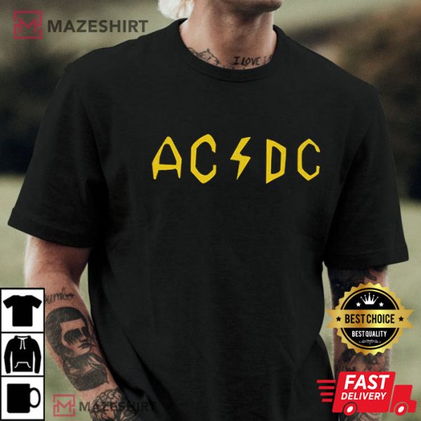 ACDC Beavis And Butthead Costume Halloween Rock N Roll T-Shirt