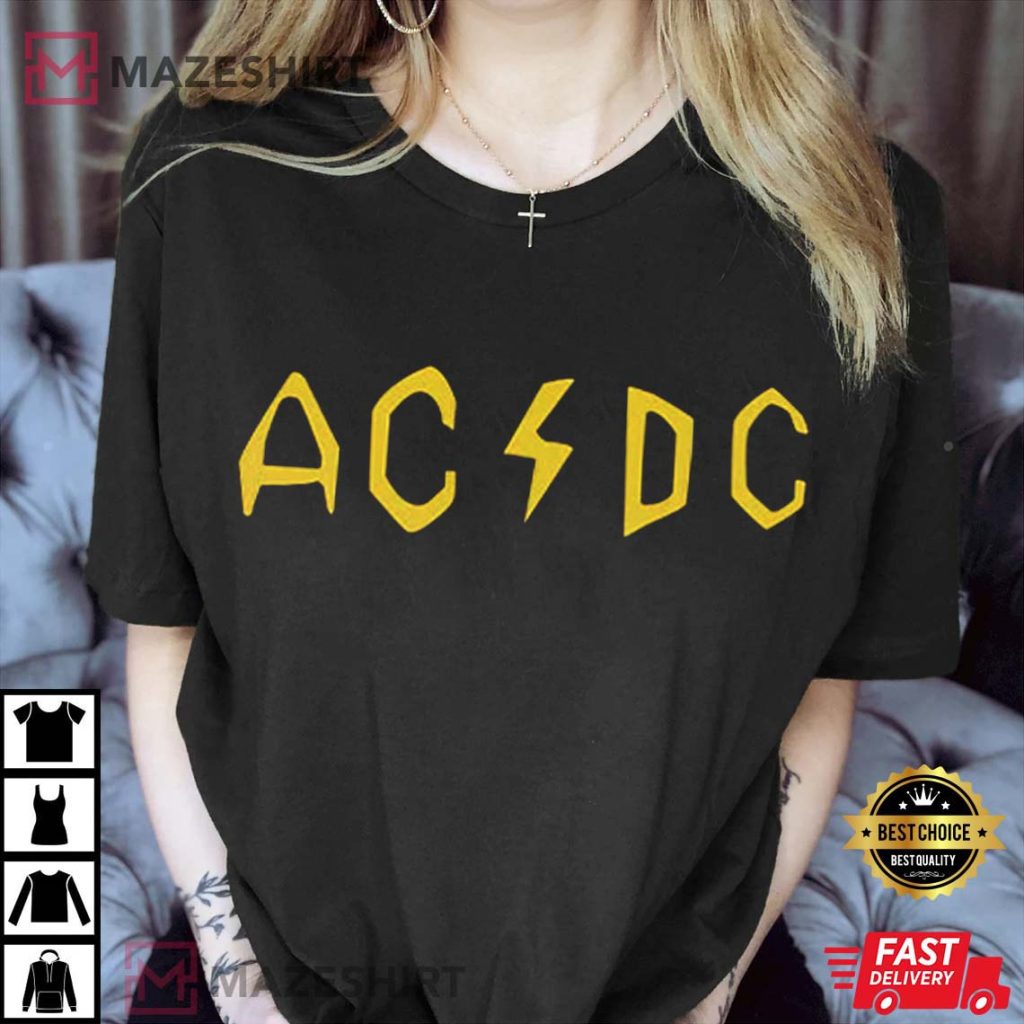 ACDC Beavis And Butthead Costume Halloween Rock N Roll T-Shirt