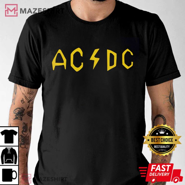 ACDC Beavis And Butthead Costume Halloween Rock N Roll T-Shirt