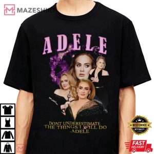 Adele Vintage Birthday Gift Bootleg T Shirt 3