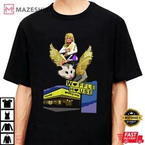 Dolly Parton Riding A Winged Possum T Shirt 3