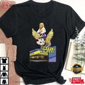 Dolly Parton Riding A Winged Possum T Shirt 4
