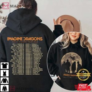 Night Visions Throwback Dragons Band Tour T Shirt 1