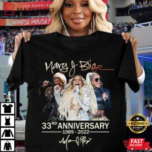 Mary J. Blige 2022 Anniversary Signature T Shirt 1
