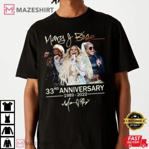 Mary J. Blige 2022 Anniversary Signature T Shirt 4