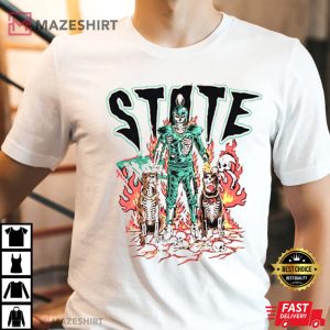 New Collection SANA University Spartan Dawgs T Shirt 2