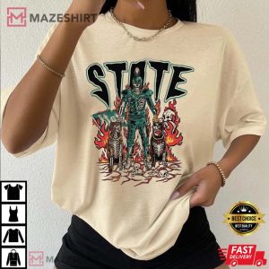 New Collection SANA University Spartan Dawgs T Shirt 3