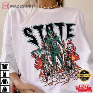 New Collection SANA University Spartan Dawgs T Shirt 4