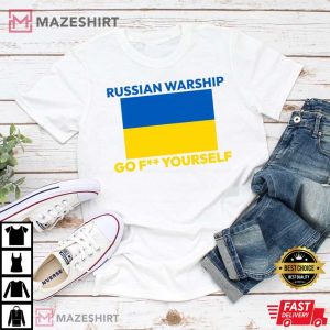 Russian Warship Go F Yourself T Shirt 1