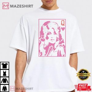 Queen Dolly Parton Pink Dolly T Shirt 1