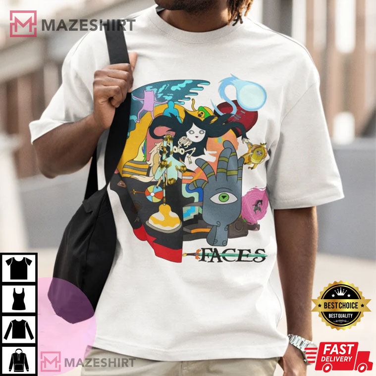 Limited Mac Miller Faces, Adventure Time T-Shirt Limited Mac Miller Faces, Adventure Time T-Shirt