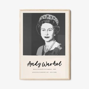 Queen Elizabeth Andy Warhol Poster