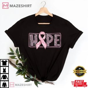 Hope Breast Cancer Ribbon T Shirt 1