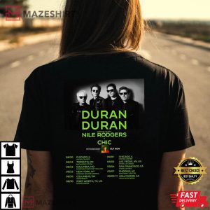 Duran Duran Tour 2022 T Shirt 2