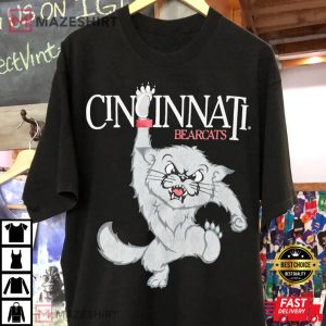 NCAA Cincinnati Bearcats Mascot Logo T Shirt 1