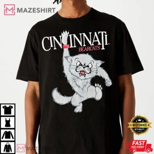 NCAA Cincinnati Bearcats Mascot Logo T Shirt 2