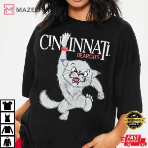 NCAA Cincinnati Bearcats Mascot Logo T Shirt 4