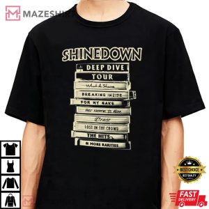 Shinedown Deep Dive Tour T Shirt 3