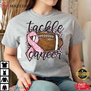 Tackle Breast Cancer T Shirt 2