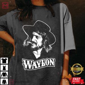 Waylon Jennings Vintage 1984 Concert Tour T Shirt 2